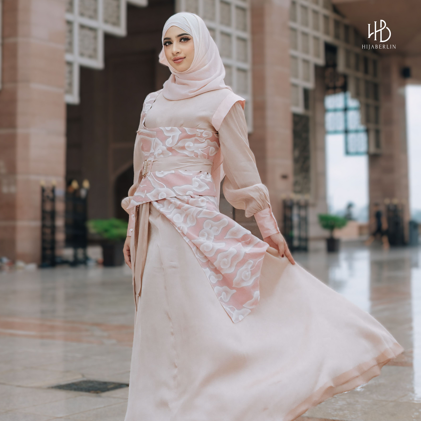 HIJABERLIN X BT BATIK TRUSMI : SRIKANDI COLLECTION - MEUTIA DRESS