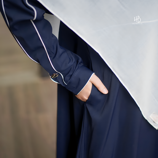 Hanifa Dress - Midnight Blue