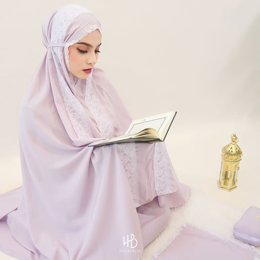 Safar Prayer Set Hijaberlin - Lavender