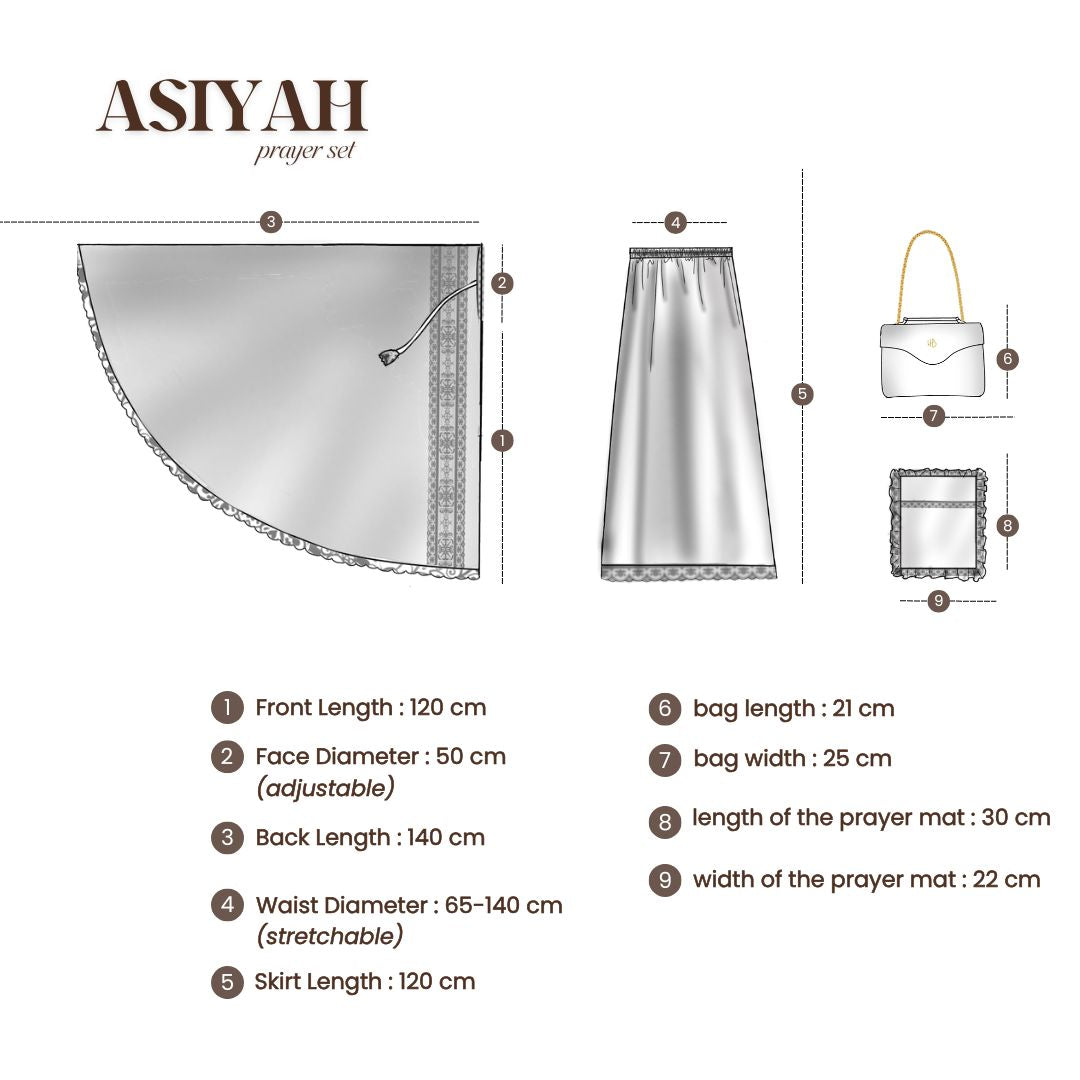 Asiyah Prayer Set Matte - Blush