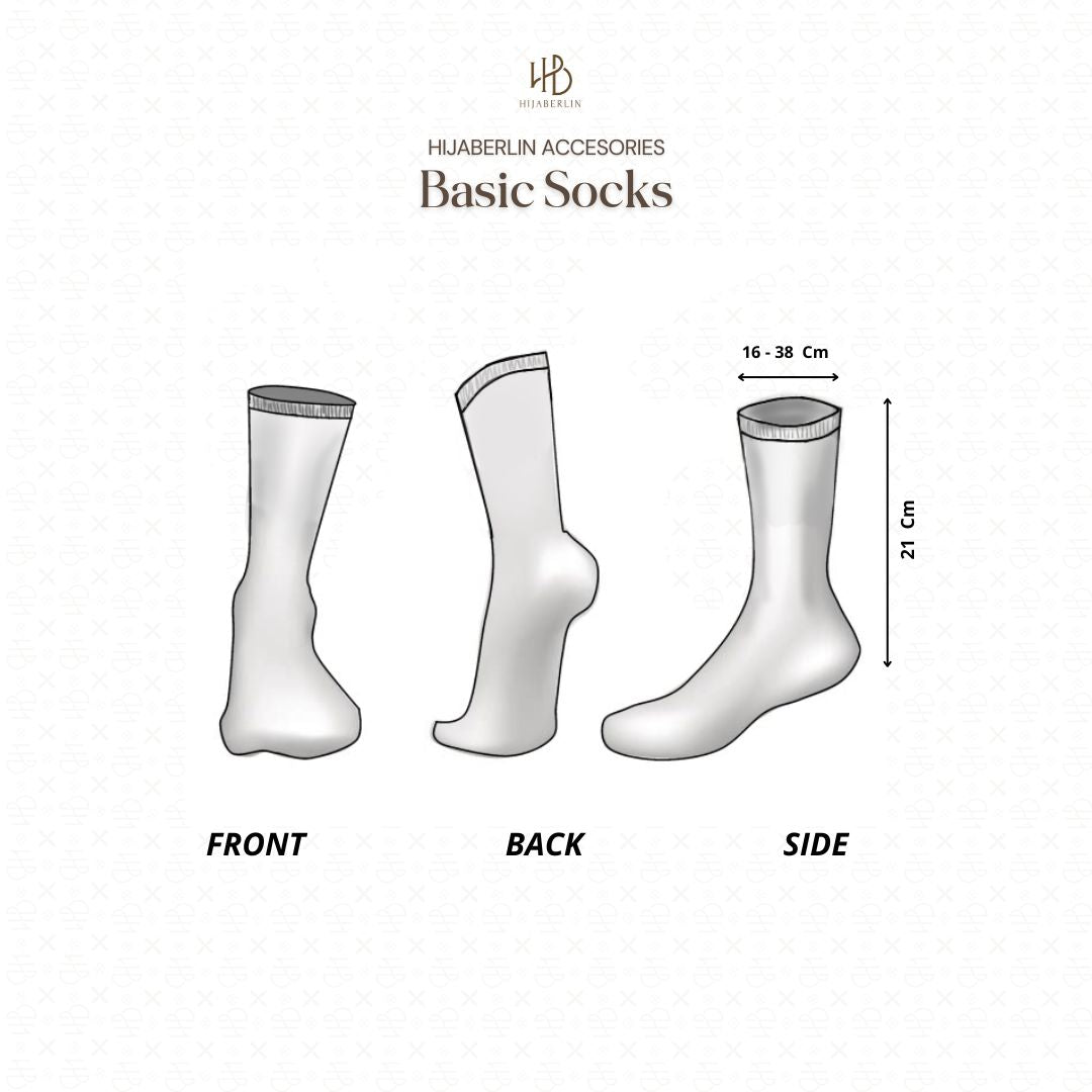 Basic Socks - Hijaberlin (2 Pair)