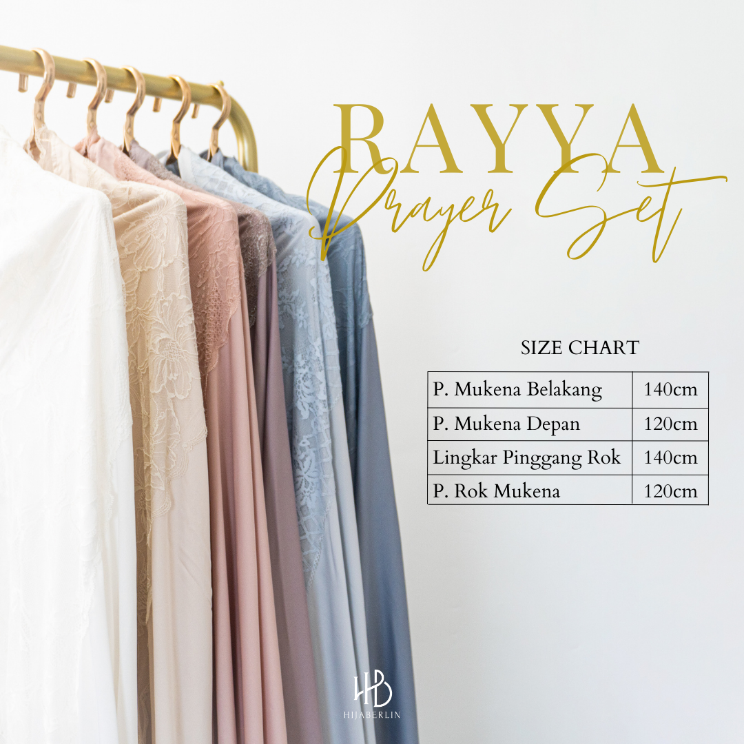 Rayya Luxury Prayer Set Hijaberlin - Pearl
