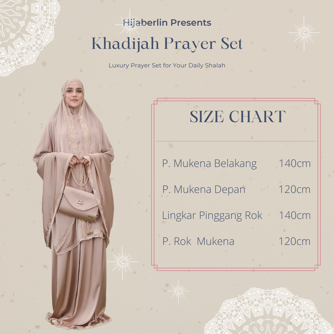 Khadijah Prayer Set Hijaberlin - Brown
