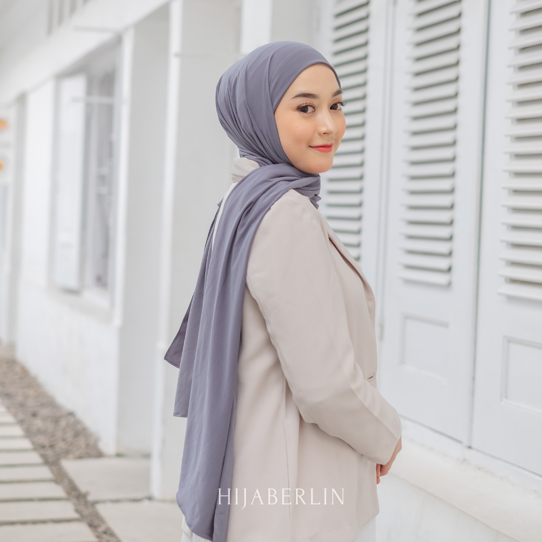 Vouges Instan Shawl 2in1 Hijaberlin - Gris