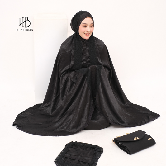 Azzahra Prayer Set Hijaberlin - Black