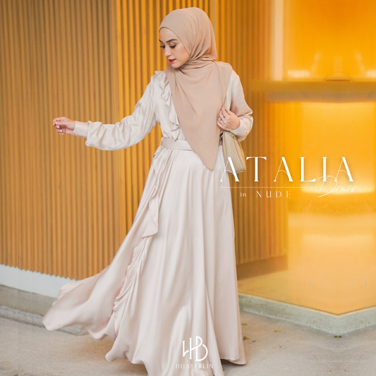 Atalia Dress Hijaberlin - Beige