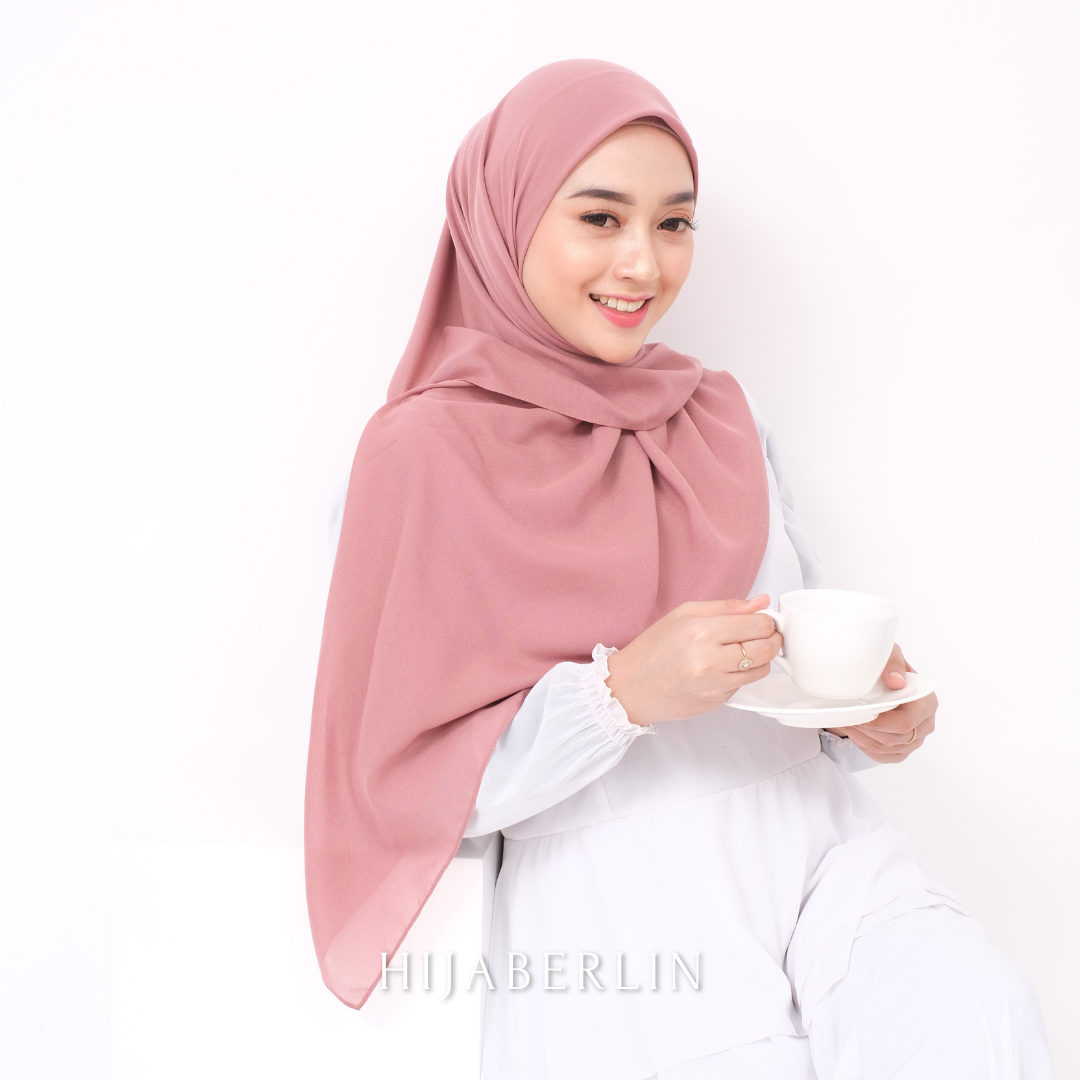 Everyday Scarf Voal Ultrafine Hijaberlin - Soft Pink