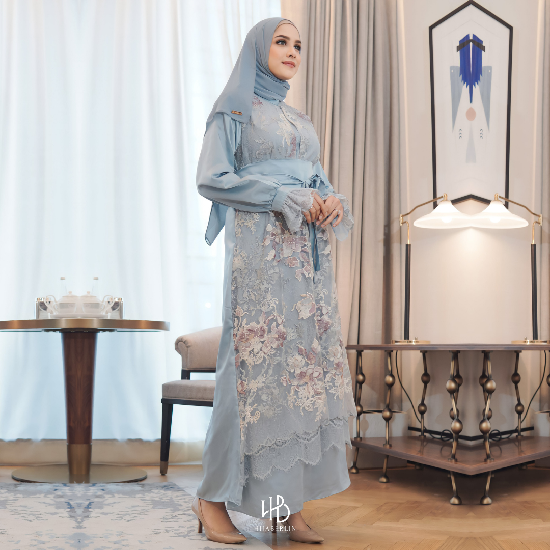Precious Collection Hijaberlin - Hana Dress Bluesoft