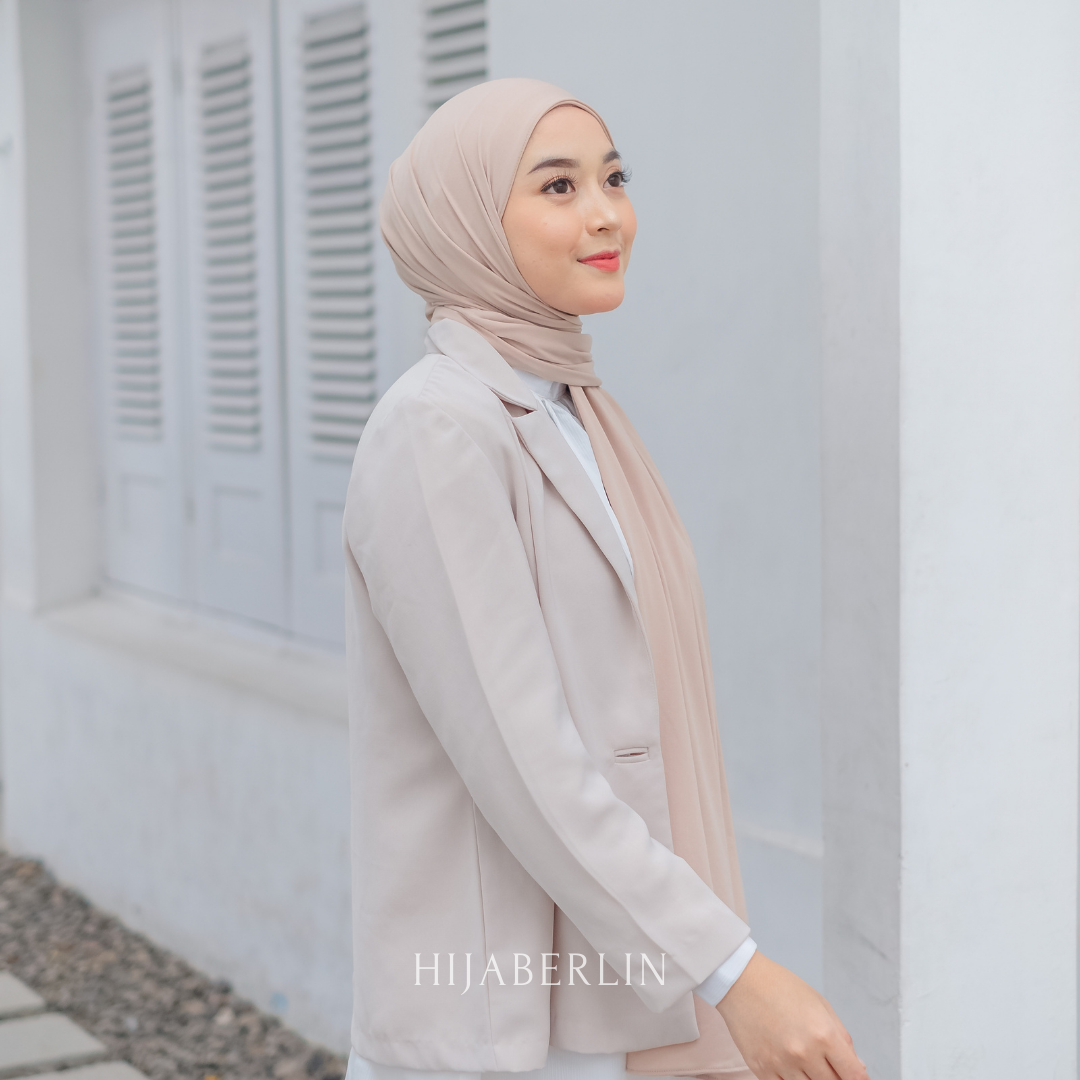 Vouges Instan Shawl 2in1 Hijaberlin - Nude