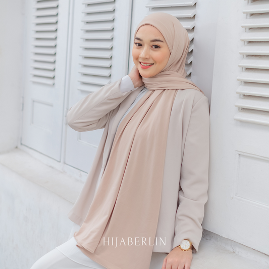 Vouges Instan Shawl 2in1 Hijaberlin - Nude