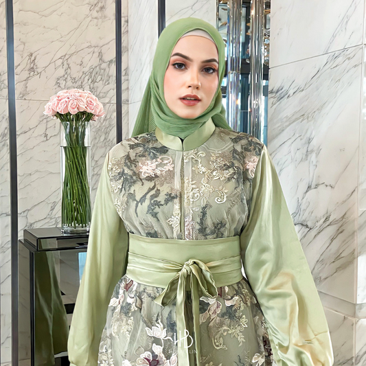 Precious Collection Hijaberlin - Hana Dress Green