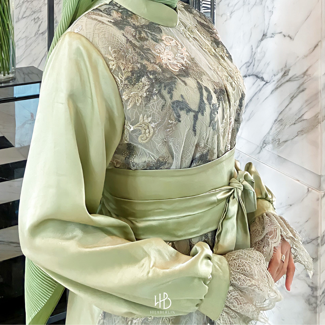 Precious Collection Hijaberlin - Hana Dress Green