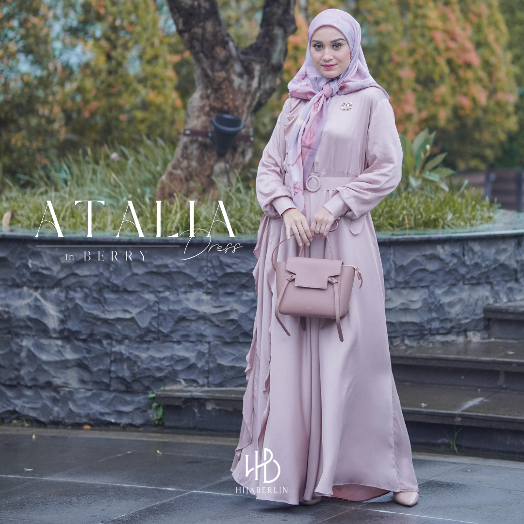 Atalia Dress Hijaberlin - Berry