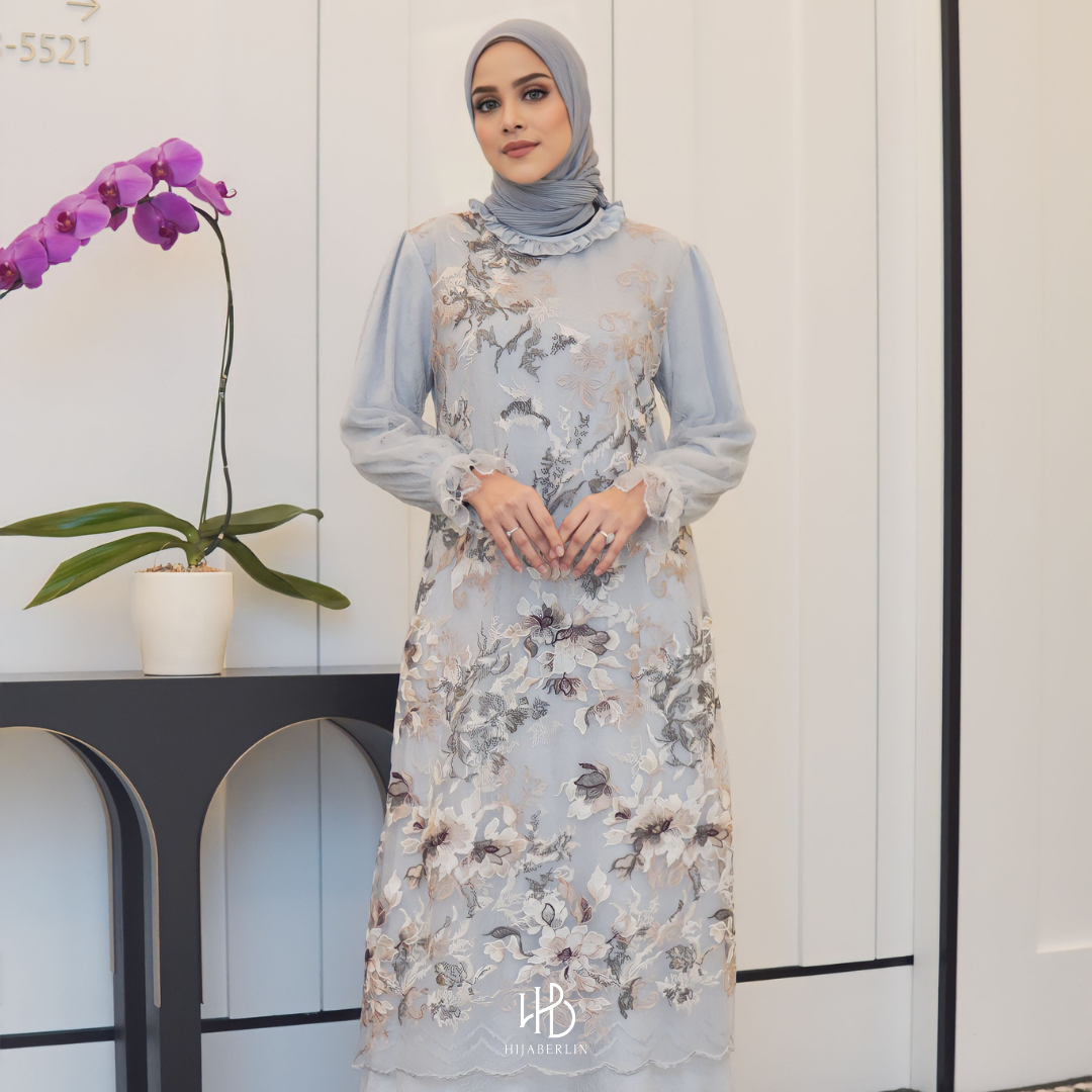 Precious Collection Hijaberlin - Rania Dress Silver