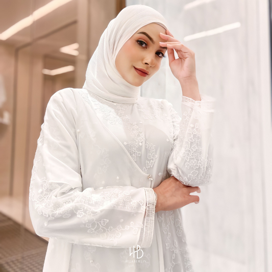 Precious Collection Hijaberlin - Zalina Dress White