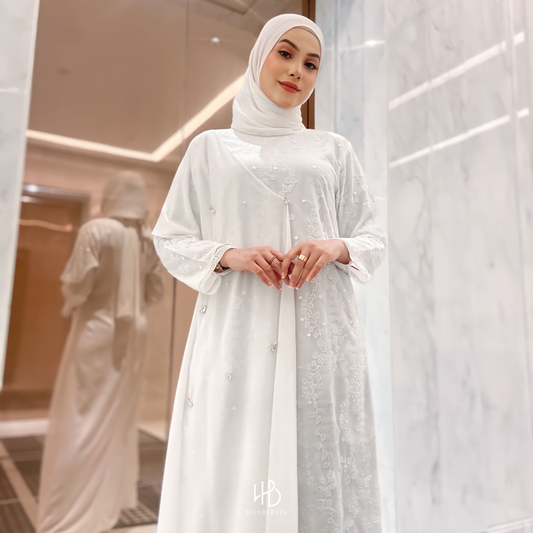 Precious Collection Hijaberlin - Zalina Dress White